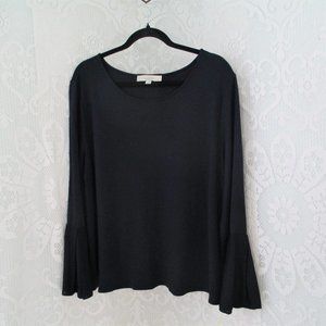 Loft Navy Blue Tunic Blouse